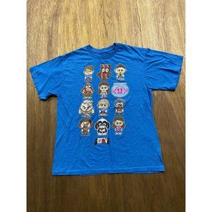 FGTEEV Blue Graphic Crew Neck Tee Youth XL